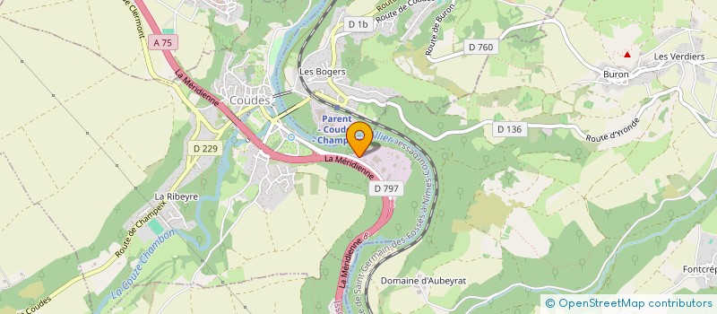 localisation de l'entreprise SCI D3AS  COUDES