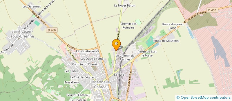 localisation de l'entreprise SCI D3D  BRIENNE-LE-CHATEAU