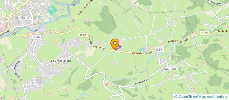 localisation de l'entreprise SCI D3D  CHANDON