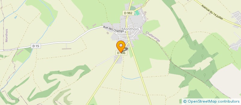 localisation de l'entreprise SCI  D3F  MONTHOIS