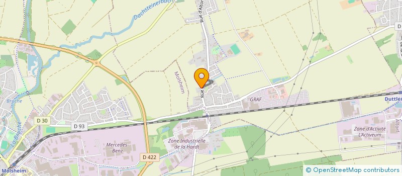 localisation de l'entreprise SCI D3J  DACHSTEIN