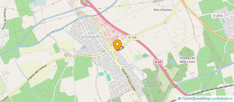 localisation de l'entreprise SCI D3JM à CAISSARGUES