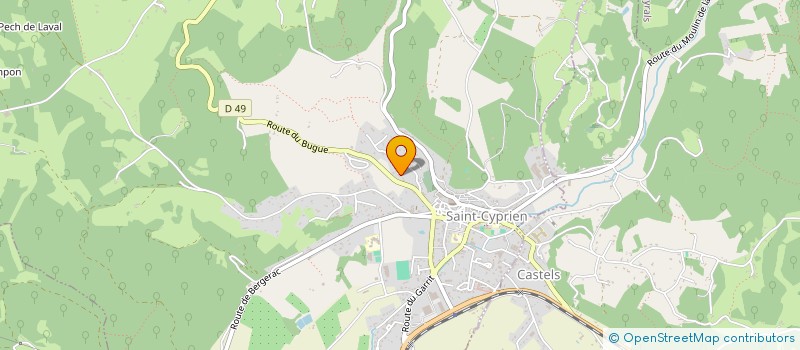 localisation de l'entreprise SCI D3O  SAINT-CYPRIEN