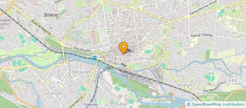 localisation de l'entreprise SCI D3P à PAU
