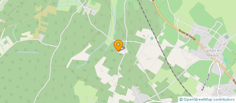 localisation de l'entreprise SCI D3P  GAILLAN-EN-MEDOC