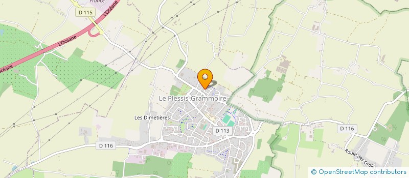 localisation de l'entreprise SCI D3S  LE PLESSIS-GRAMMOIRE