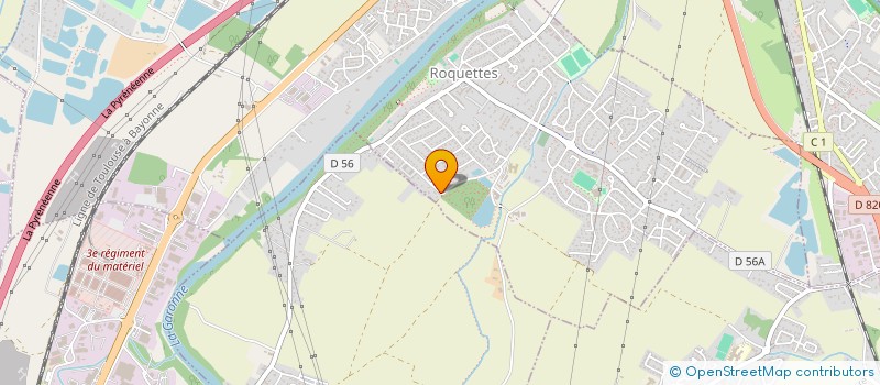 localisation de l'entreprise SCI D3S INVEST à ROQUETTES
