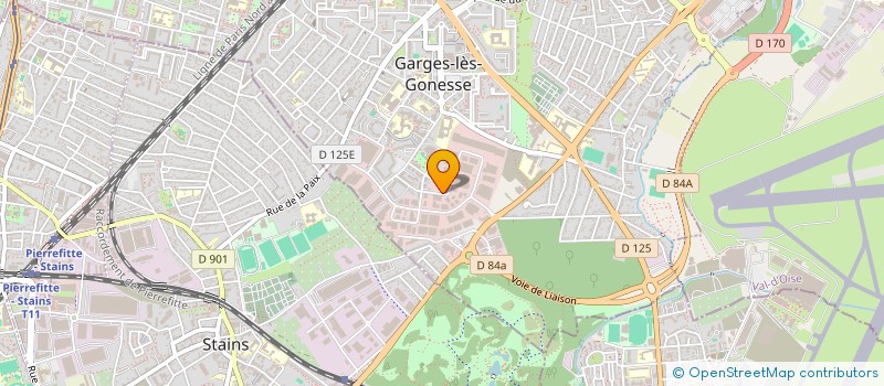 localisation de l'entreprise SCI D4 à GARGES-LES-GONESSE