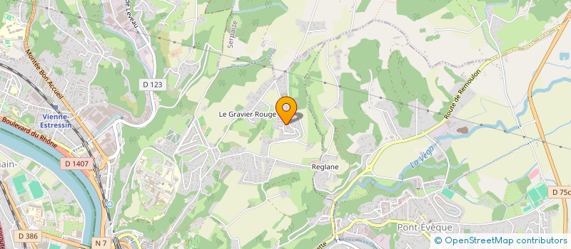 localisation de l'entreprise SCI D4  VILLETTE-DE-VIENNE