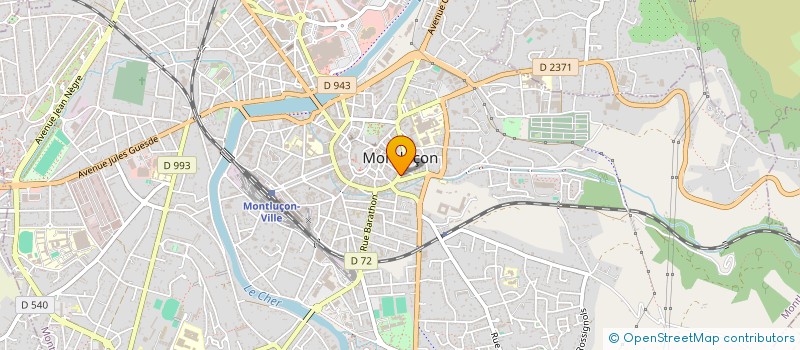 localisation de l'entreprise SCI D4 à MONTLUCON