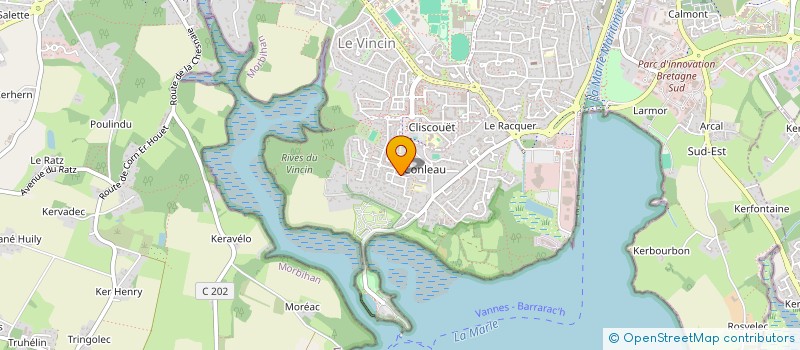 localisation de l'entreprise SCI D4 à VANNES