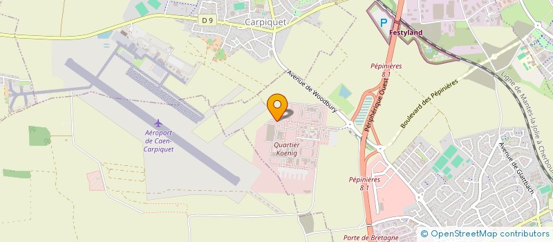 localisation de l'entreprise SCI D4 CANONS  BRETTEVILLE-SUR-ODON