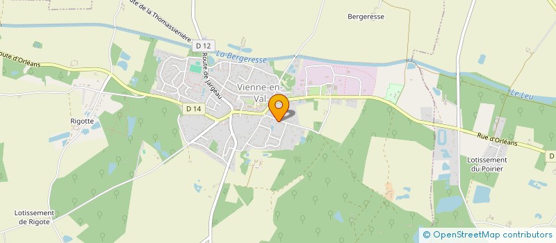 localisation de l'entreprise SCI D45 à VIENNE-EN-VAL