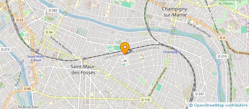 localisation de l'entreprise SCI D4COUTANT à SAINT-MAUR-DES-FOSSES