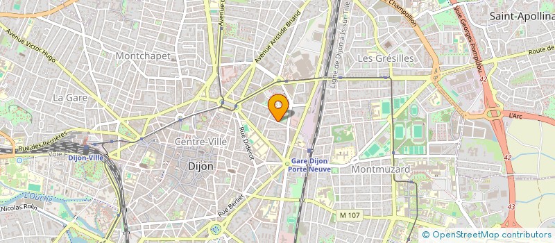 localisation de l'entreprise SCI D4G  DIJON