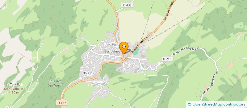 localisation de l'entreprise SCI D4J  LES FINS