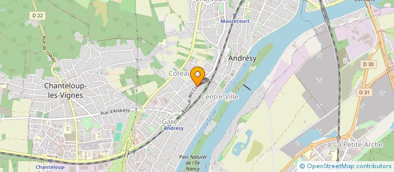 localisation de l'entreprise SCI D4L  ANDRESY