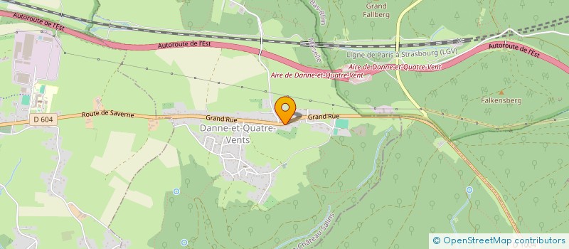 localisation de l'entreprise SCI D4V  DANNE-ET-QUATRE-VENTS