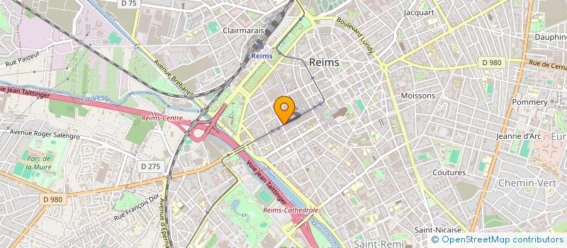 localisation de l'entreprise SCI D4Z  REIMS