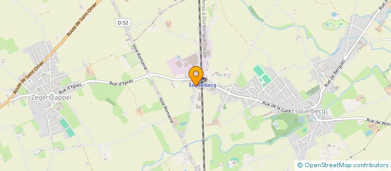 localisation de l'entreprise SCI D6  BOLLEZEELE