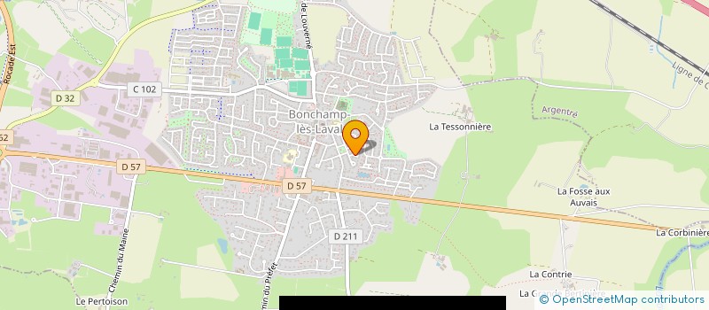 localisation de l'entreprise SCI D7  BONCHAMP-LES-LAVAL