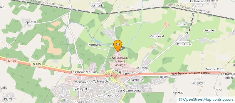 localisation de l'entreprise SCI D7 ILES  PLOEREN