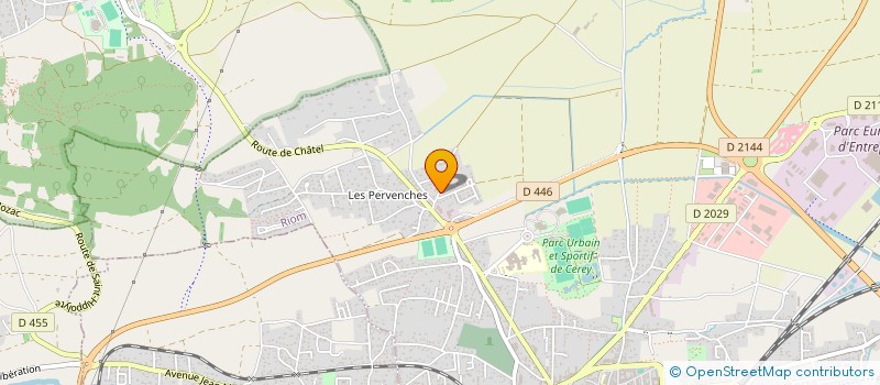 localisation de l'entreprise SCI DA  RIOM