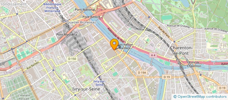 localisation de l'entreprise SCI DA  IVRY-SUR-SEINE