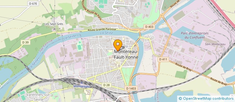 localisation de l'entreprise SCI DA à MONTEREAU-FAULT-YONNE