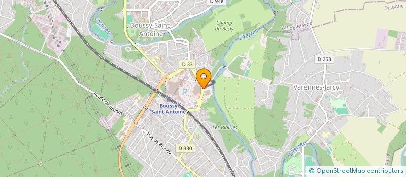 localisation de l'entreprise SCI DA COSTA  QUINCY-SOUS-SENART