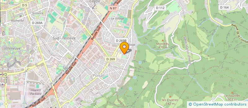 localisation de l'entreprise SCI DA COSTA  SAINT-MARTIN-D'HERES