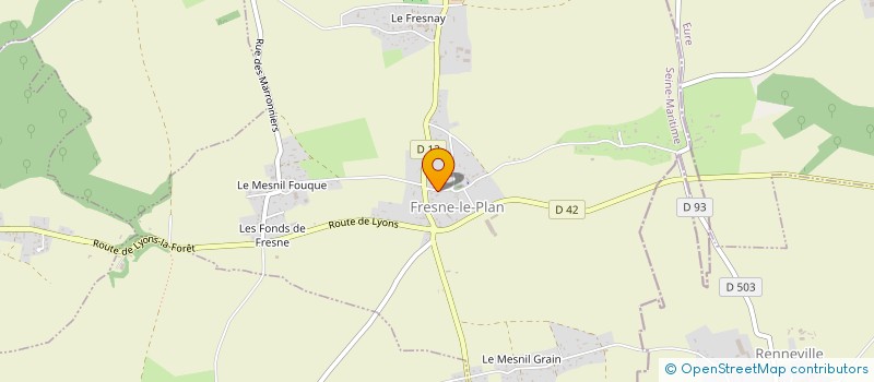 localisation de l'entreprise SCI DA COSTA  FRESNE-LE-PLAN