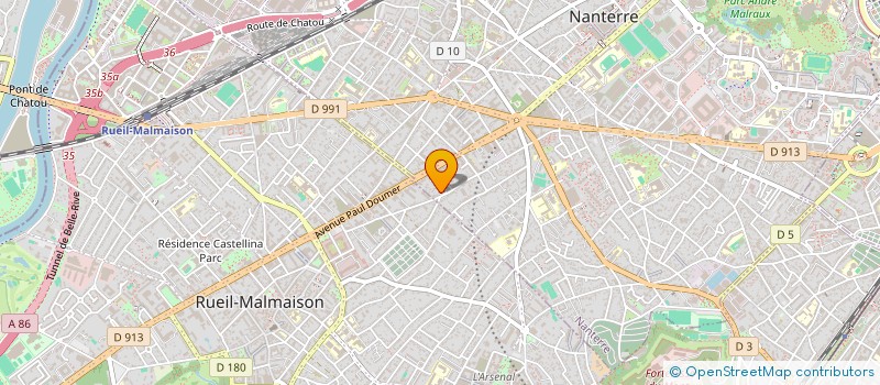 localisation de l'entreprise SCI DA COSTA  NANTERRE