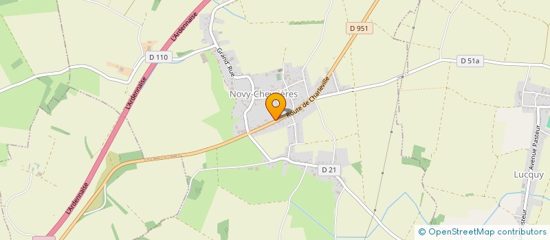 localisation de l'entreprise SCI DA COSTA  NOVY-CHEVRIERES