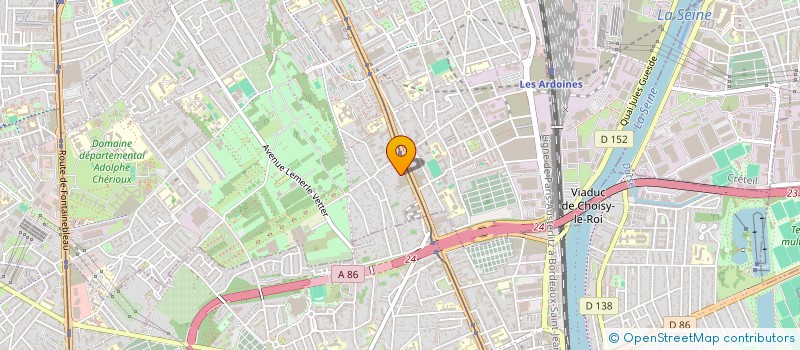 localisation de l'entreprise SCI DA COSTA  VITRY-SUR-SEINE