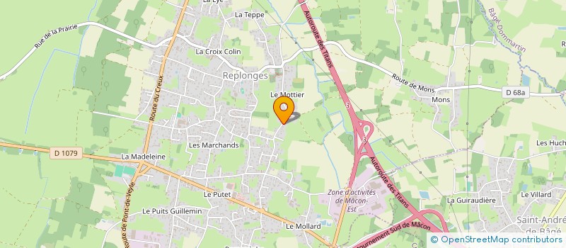 localisation de l'entreprise SCI DA COSTA ET FILLES  REPLONGES