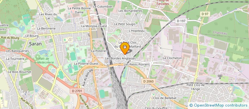 localisation de l'entreprise SCI DA COSTA JOAQUIM  SARAN