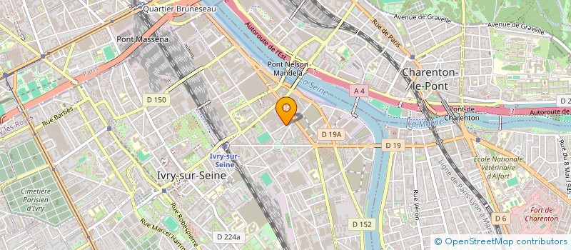 localisation de l'entreprise SCI DA CUNHA à IVRY-SUR-SEINE