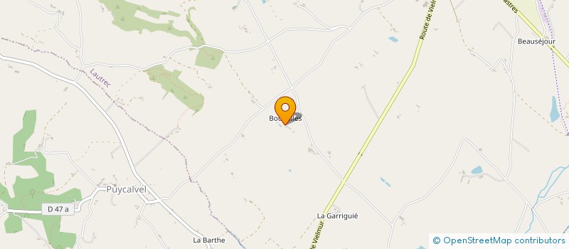 localisation de l'entreprise SCI DA-IMMO  LAUTREC