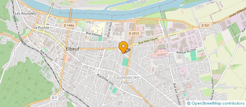 localisation de l'entreprise SCI DA JOCHA  CAUDEBEC-LES-ELBEUF