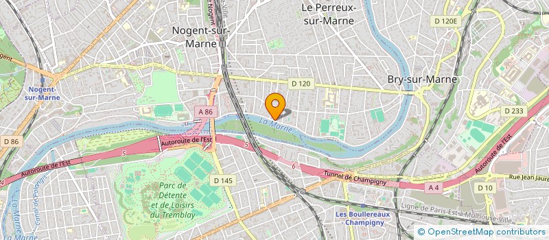localisation de l'entreprise SCI DA M2 INVEST  LE PERREUX-SUR-MARNE