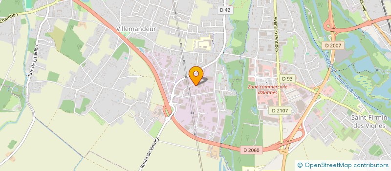 localisation de l'entreprise SCI DA PA  VILLEMANDEUR