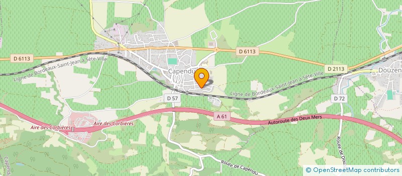 localisation de l'entreprise SCI DA PALMAS  CAPENDU