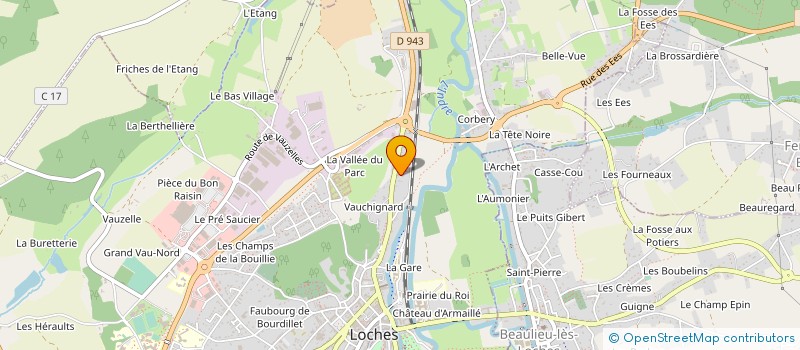 localisation de l'entreprise SCI DA PIEDADE  LOCHES