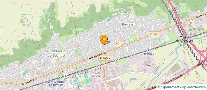 localisation de l'entreprise SCI DA PRO BEYNOST à BEYNOST