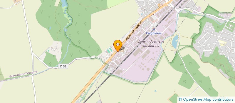 localisation de l'entreprise SCI DA ROCHA à COIGNIERES