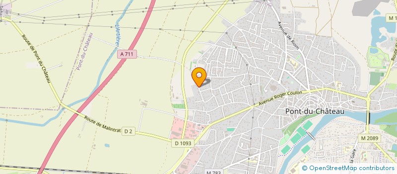 localisation de l'entreprise SCI DA ROCHA INVEST  PONT-DU-CHATEAU