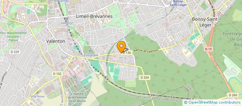 localisation de l'entreprise SCI DA ROSA IMMOBILIER à LIMEIL-BREVANNES