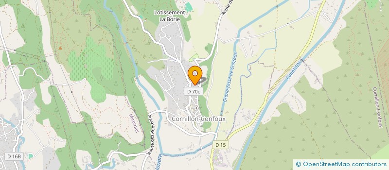 localisation de l'entreprise SCI DA SILVA à CORNILLON-CONFOUX