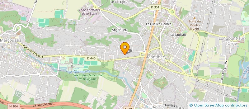 localisation de l'entreprise SCI DA SILVA  MONTLHERY